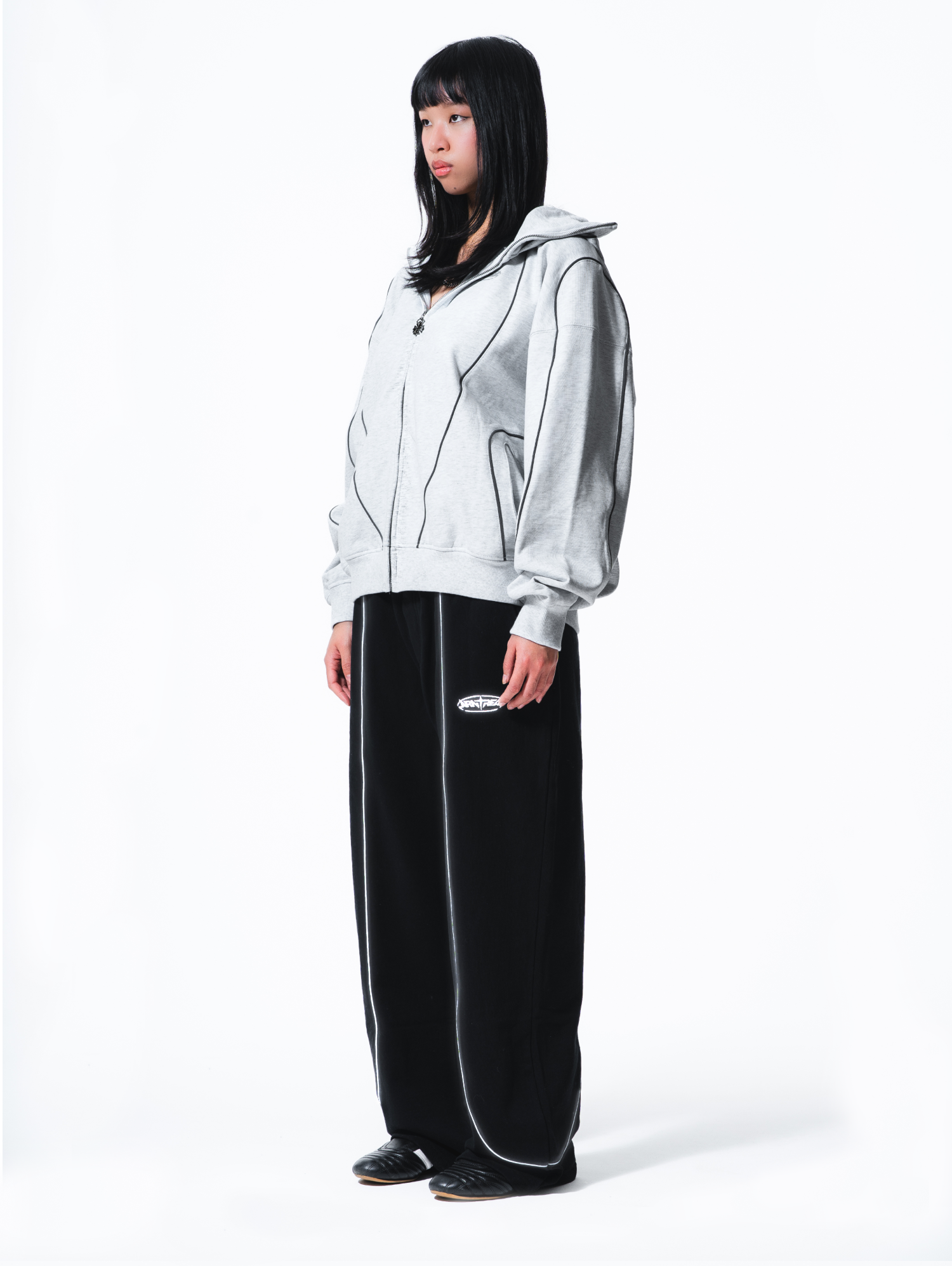 Reflective Phantom Hoodie Grey