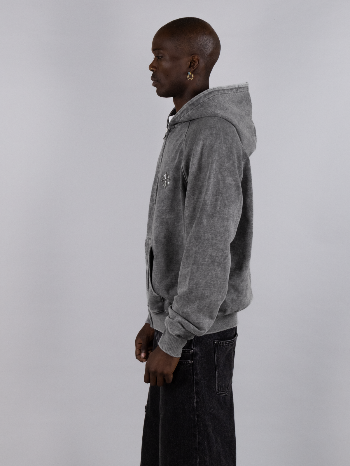 Relic Grey Zip Hoodie