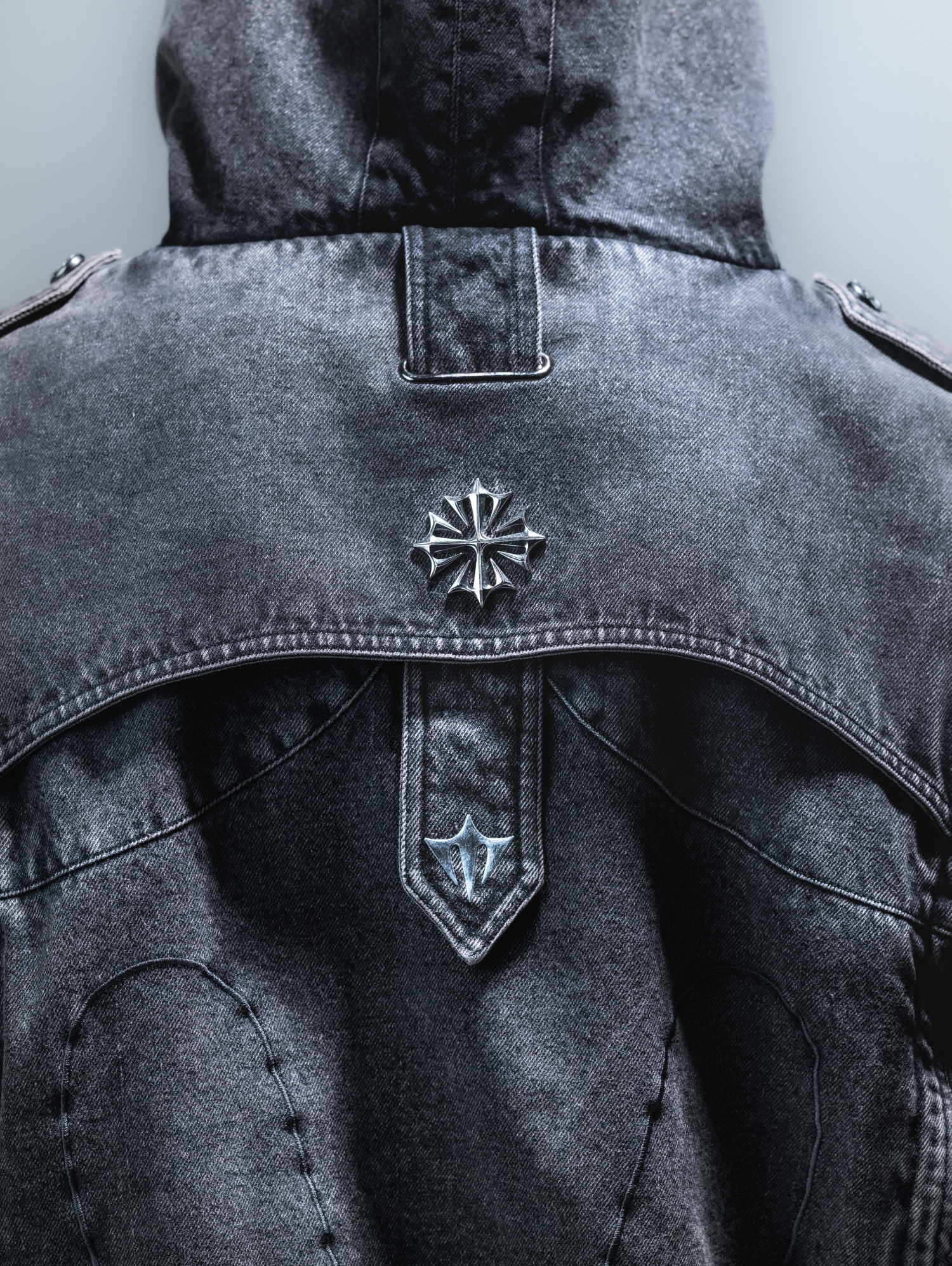 Forged Denim Bomber