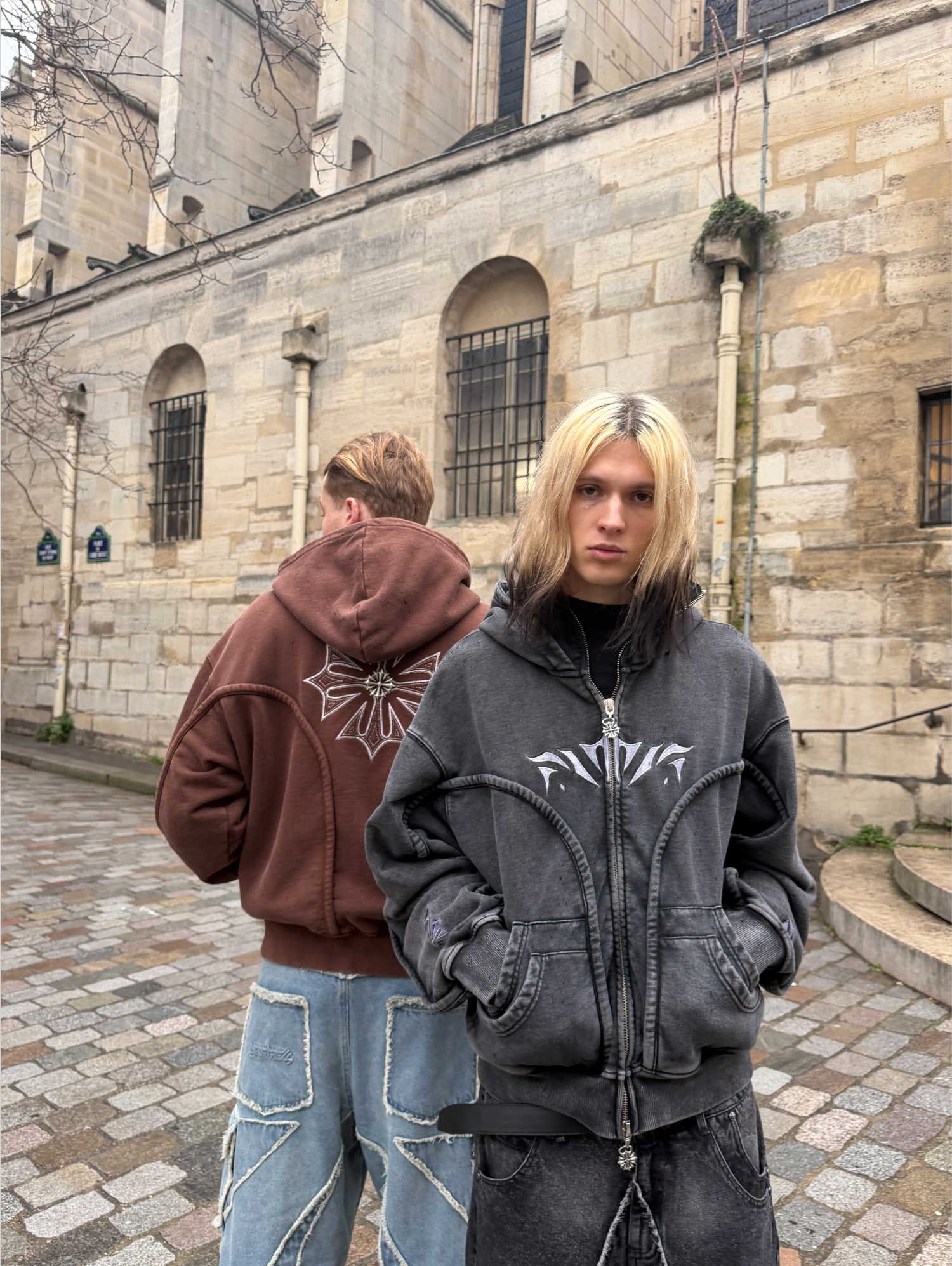 Wash Black Phantom Hoodie
