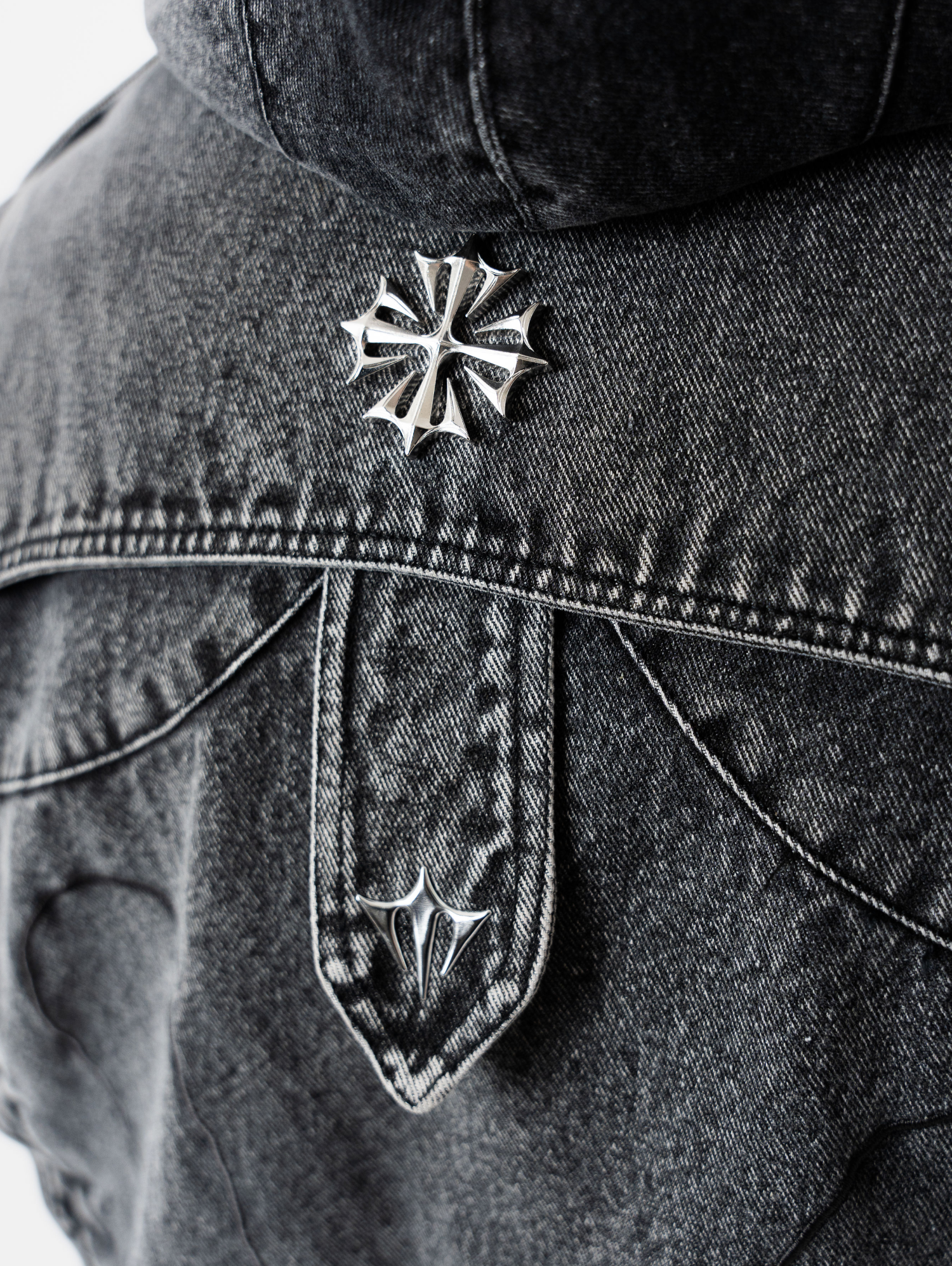 Forged Denim Bomber