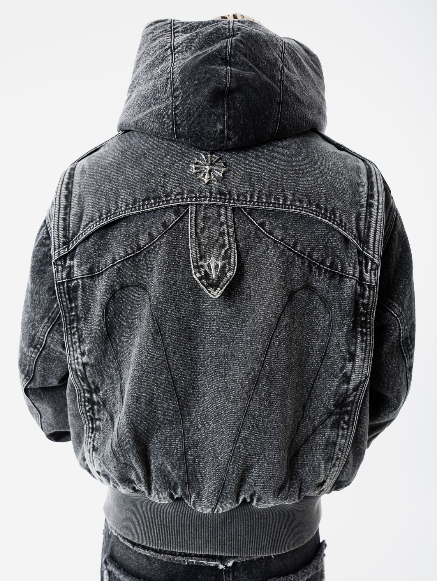 Forged Denim Bomber